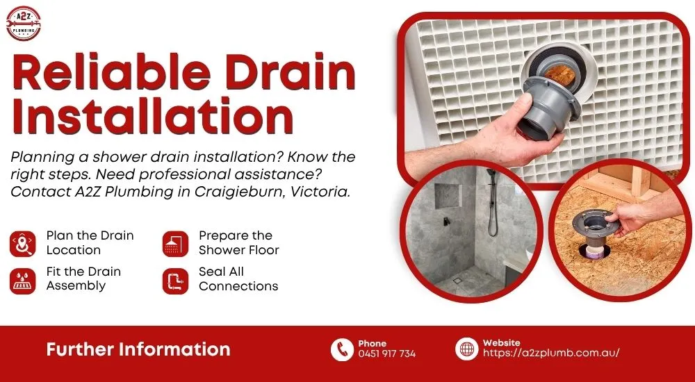 How To Install Shower Drain Plumbing?